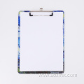 Office a4 clip file folder sublimation blank clipboards